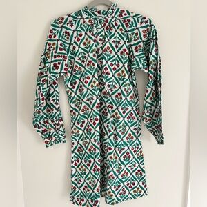 Madison Mathews floral mini dress